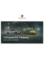2020 PORSCHE 718 CAYMAN GT4 | SPYDER INSTRUCTIEBOEKJE