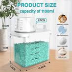 Maatbeker - Wasmiddel Dispensers - 2 stuks - Luchtdicht -, Verzenden, Nieuw