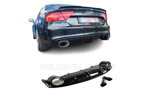 RS7 Look Diffuser voor Audi A7 4G Sportback S line / S7, Auto-onderdelen, Carrosserie en Plaatwerk, Achter, Bumper, Nieuw, Audi