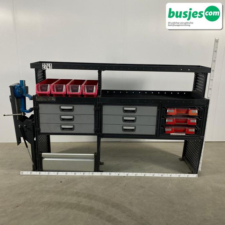 Modul bedrijfswagen inrichting 2160x490x1245mm (2741), Auto diversen, Overige Auto diversen, Ophalen of Verzenden