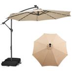 2dekans | Coast Zweefparasol – Met LED Verlichting – Ø300 x, Ophalen of Verzenden, Zo goed als nieuw