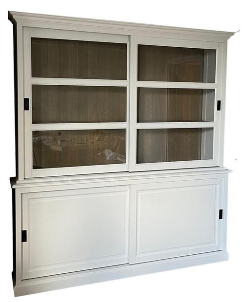 Buffetkast wit Gennep 200cm eiken interieur, Huis en Inrichting, Kasten | Buffetkasten, Ophalen of Verzenden