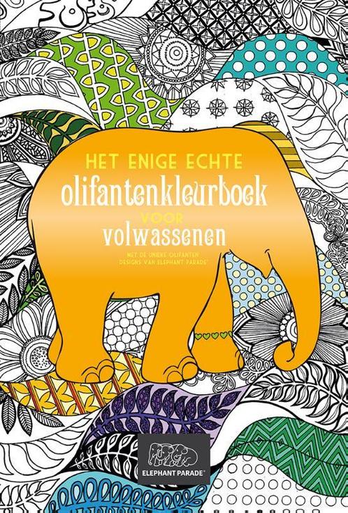 Het enige echte olifantenkleurboek voor volwassenen, Boeken, Hobby en Vrije tijd, Gelezen, Verzenden