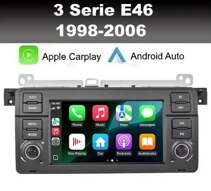BMW E46 1998-2006 radio androidauto apple carplay dab+ wifi, Auto diversen, Autonavigatie, Nieuw