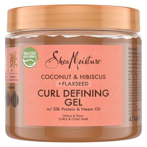 SheaMoisture Coconut & Hibiscus + Flaxseed Curl Defining Gel, Sieraden, Tassen en Uiterlijk, Uiterlijk | Haarverzorging, Gel, Wax, Haarlak of Mousse