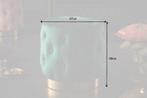 Design kruk MODERN BAROK 40cm donkergroen goud fluweel, Huis en Inrichting, Banken | Voetenbanken en Poefen, Ophalen of Verzenden