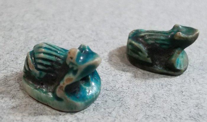 Oude Egypte, Nieuwe rijk - steatiet - Scaraboïde, Antiek en Kunst, Antiek | Overige Antiek