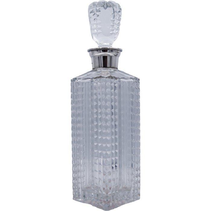 Fles - Licorera - .925 zilver, Antiek en Kunst, Antiek | Goud en Zilver