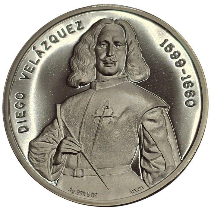 Spanje. Silver medal ND Velázquez - Las Meninas, 5 Oz, Postzegels en Munten, Munten | Europa | Niet-Euromunten
