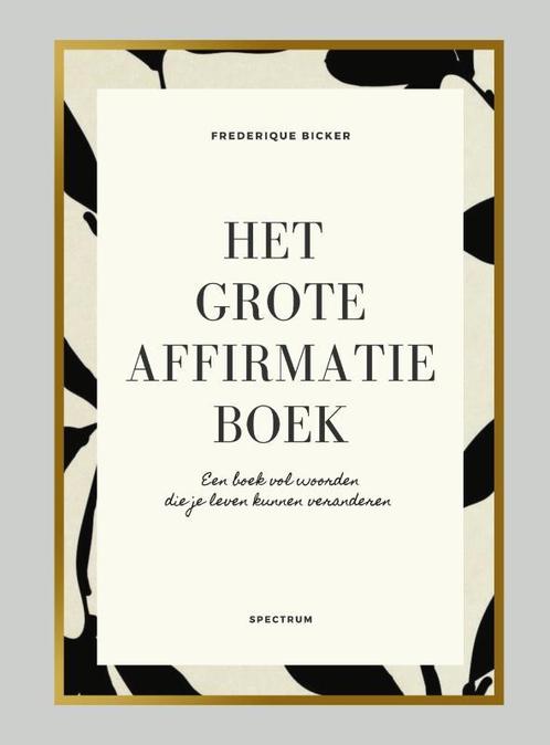 Het grote affirmatieboek 9789000383641 Frederique Bicker, Boeken, Psychologie, Gelezen, Verzenden