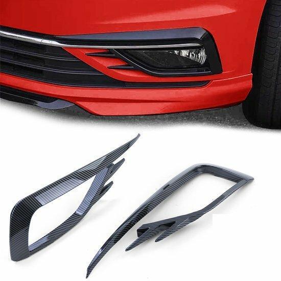 Mistlamp Frames Carbon Look VW Golf 7 2012-2016 RL220, Auto-onderdelen, Carrosserie en Plaatwerk, Nieuw, Volkswagen, Voor, Links
