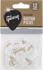 Gibson - Pearloid White - Plectrum - Thin 12-pack, Muziek en Instrumenten, Ophalen of Verzenden, Nieuw, Akoestische gitaar