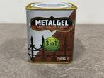 Veiling - 6x Metalgel 3-in-1 lak blauw glans 750ml, Doe-het-zelf en Verbouw, Verf, Beits en Lak, Nieuw