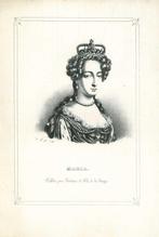 Portrait of Mary II of England, Antiek en Kunst, Kunst | Etsen en Gravures