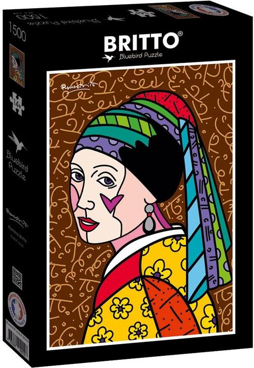 Romero Britto - Dutch Icon Puzzel (1500 stukjes) | Bluebird, Hobby en Vrije tijd, Denksport en Puzzels, Nieuw, Verzenden