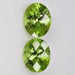 Zonder Minimumprijs - 2 pcs  Geel, Groen Olivijn  - 5.81 ct, Sieraden, Tassen en Uiterlijk, Edelstenen, Nieuw