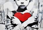 Asko - Fight For Love - XXL Canvas - Graffiti Stencil Art