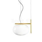 Oluce Alba Hanglamp, messing/opaalglas glanzend (Hanglampen), Verzenden, Nieuw