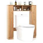 LIVSK Dubbele Toiletkast - Verstelbare Planken - Ruimtebespa, Verzenden, Nieuw