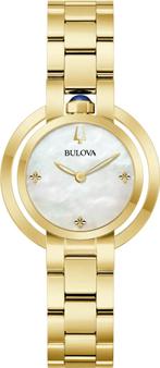 Bulova 97L181 Classic Rubaiyat dames horloge 30 mm, Sieraden, Tassen en Uiterlijk, Horloges | Dames, Overige merken, Staal, Verzenden