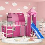 vidaXL Kinderhoogslaper met toren 90x190 cm massief, Huis en Inrichting, 90 cm, Eenpersoons, Verzenden, Nieuw