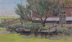 Willem Hendrik van der Nat (1864–1929) - Slootje, Antiek en Kunst, Kunst | Schilderijen | Klassiek