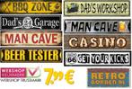 Cafe Pub Bord / Wandbord - Bier Man Cave BBQ Garage Casino