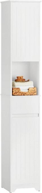 2dekans | SoBuy Badkamer kast - 30 x 30 x 170 cm - wit, Huis en Inrichting, Woonaccessoires | Spiegels, Ophalen of Verzenden, Zo goed als nieuw