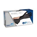 Eurogloves Soft Nitril handschoenen zwart | 100 stuks, Nieuw, Verzenden