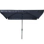 Libra parasol met volant grijs 3x2 m, Ophalen of Verzenden, Nieuw, Grijs