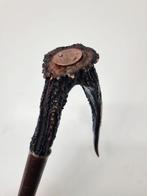Wandelstok - gewei, hout, Antiek en Kunst