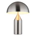 Tafellamp ATOMA Nickel E27 Metaal ø28.0cm H:39.0cm, Ophalen of Verzenden, Nieuw, Metaal