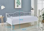 Lichtgewicht Metaal Bedframe 90x200 cm - Wit - Eenvoudig..., Doe-het-zelf en Verbouw, Metalen, Ophalen of Verzenden, Nieuw, IJzer