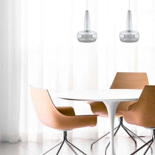 20% korting | Hanglamp zilver | Umage Clava | polished steel, Huis en Inrichting, Lampen | Lampenkappen, 25 tot 50 cm, Ovaal, Grijs