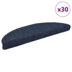 vidaXL Trapmatten Zelfklevend 30 stuks 56x17x3 cm Blauw, Doe-het-zelf en Verbouw, Ladders en Trappen, Verzenden, Nieuw