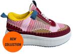 Wijnrode colorful Sneakers maten 36 t/m 41, Kleding | Dames, Ophalen of Verzenden, Nieuw, Overige kleuren, Sneakers of Gympen