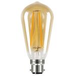 Integral LED Rustieklamp ST64 B22d 2.5W 170lm 1800K Amber..., Huis en Inrichting, Ophalen of Verzenden, Nieuw