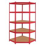 Z-Rax Stellingkast - 90x45x183 cm - Rood - 100% boutloos -, Zakelijke goederen, Kantoor en Winkelinrichting | Magazijn, Stelling en Opslag