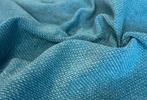 Speciaal geweven stof diepblauw, gemaakt in Italië -