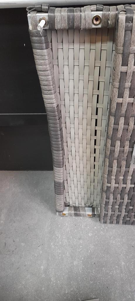 2dekans | tectake® - Wicker buitenfauteuil - Stoel met hoge, Tuin en Terras, Tuinsets en Loungesets, Gebruikt, Ophalen of Verzenden