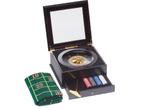 Roulette set compleet in zwarte luxe houten opberg kist, Verzenden, Zo goed als nieuw