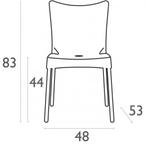 (MDK-107146) Siesta Juliette wit, Huis en Inrichting, Ophalen of Verzenden, Nieuw, Wit