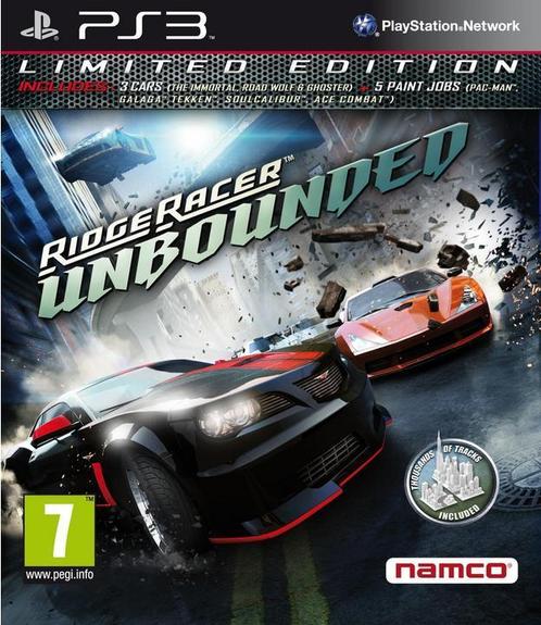 Ridge Racer Unbounded PS3 Garantie & morgen in huis!, Spelcomputers en Games, Games | Sony PlayStation 3, 2 spelers, Zo goed als nieuw