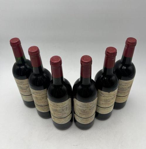 2001 Chateau Dubois Gramont - Bordeaux - 6 Flessen (0.75, Verzamelen, Wijnen
