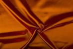 Glimmende stof oranje - Satijn stof 50m op rol, Hobby en Vrije tijd, Stoffen en Lappen, 200 cm of meer, Nieuw, Polyester, 120 cm of meer