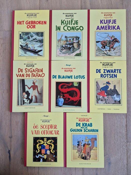 Kuifje 2 t/m 9 - 8 Albums Facsimile - Herdruk - 2010/2011, Boeken, Stripboeken