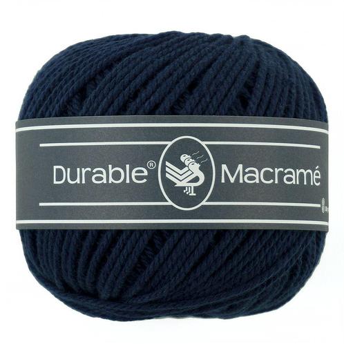 Durable Macramé - 321 navy - Katoen Garen, Hobby en Vrije tijd, Breien en Haken, Ophalen of Verzenden