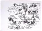 Pentekening Amerika - Mark Warner voor president, Verzenden