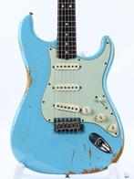 Fender Custom Shop Stratocaster 64 Heavy Relic Daphne Blu..., Ophalen of Verzenden, Gebruikt, Solid body, Fender