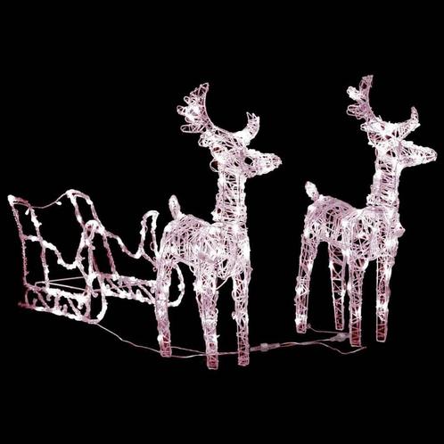 Kerst Rendier & Slee - Tweedekansje - Tuinverlichting - O..., Diversen, Kerst, Nieuw, Ophalen of Verzenden